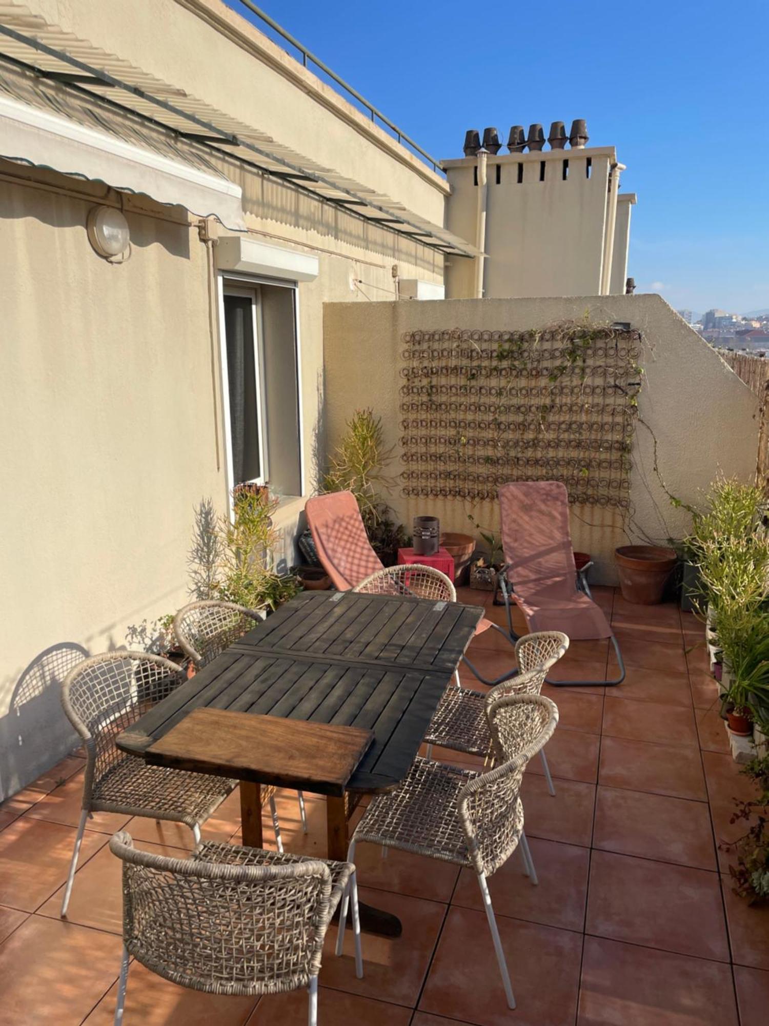 4 Personnes Appart 60 M2 Terrasse 35M2 Sejour Sud 2 Vraies Chambres Gare Saint-Charles Universite Marsiglia Esterno foto