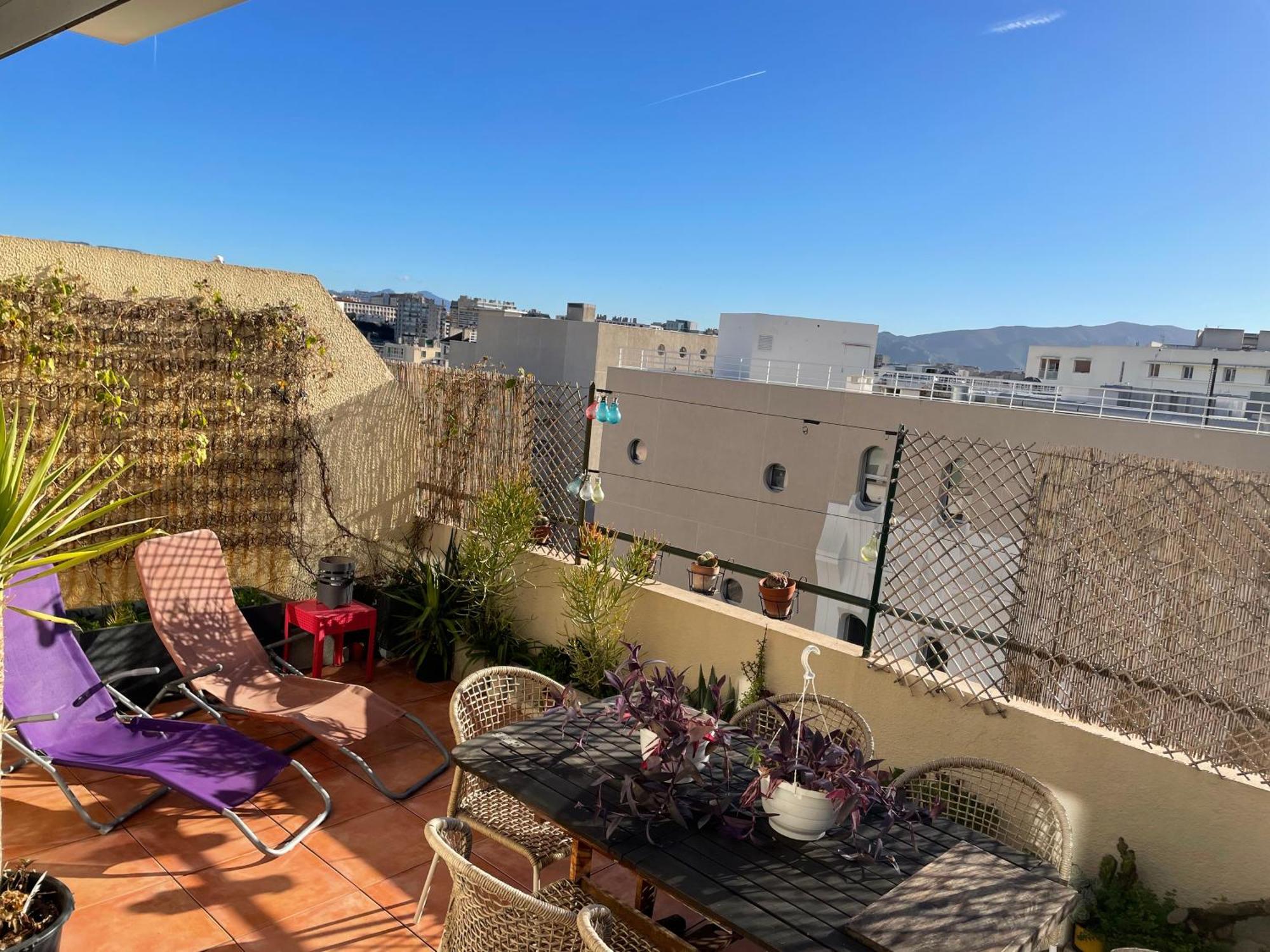4 Personnes Appart 60 M2 Terrasse 35M2 Sejour Sud 2 Vraies Chambres Gare Saint-Charles Universite Marsiglia Esterno foto